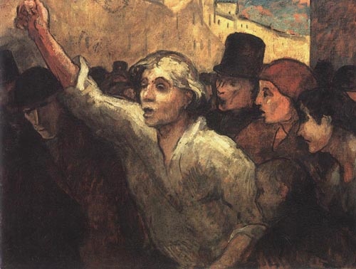 L´Èmeute von Honoré Daumier