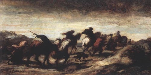 Les Fugitifs von Honoré Daumier