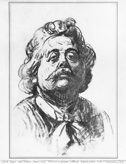 Portrait of the sculptor Albert Ernest Carrier-Belleuse von Honoré Daumier