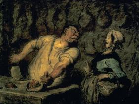 H.Daumier, Der Fleischer