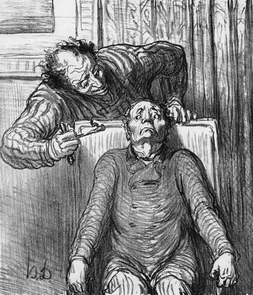 Zahnmedizin, Voyons.. / H.Daumier von Honoré Daumier