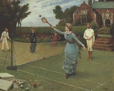 Tennis Players von Horace Henry Cauty