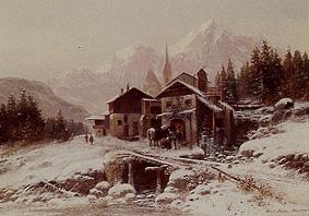 Dorfschmiede im Gebirge von Horst Hacker