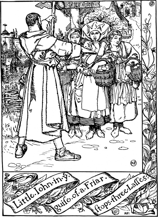 Illustration für das Buch "Die Abenteuer des Robin Hood" von Howard Pyle von Howard Pyle