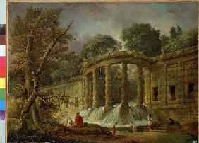 Pavillon mit Kaskade 1760