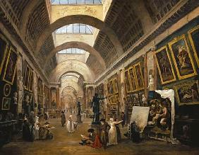 Ausstattungsprojekt für die grosse Galerie des Louvre 1796