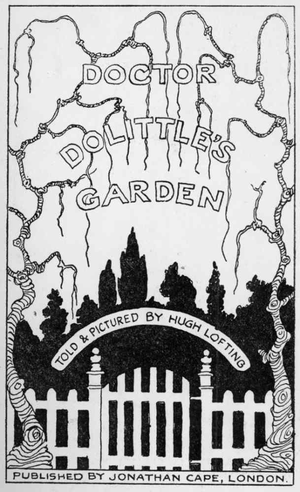 Titelseite aus Doctor Dolittles Garden, von Hugh Lofting von Hugh Lofting