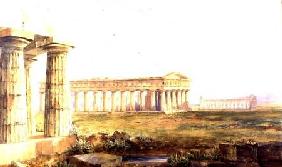 The Temples at Paestum 1829