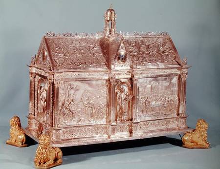 Reliquary chest of St. Macairius (d.1012) of Ghent von Hugo de la Vigne