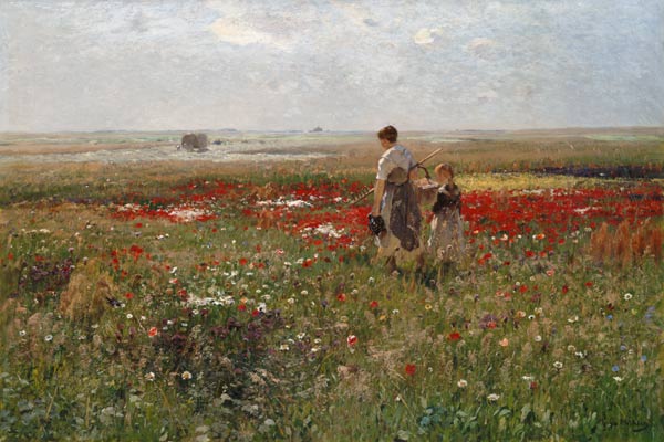 In der Blumenwiese von Hugo Mühlig