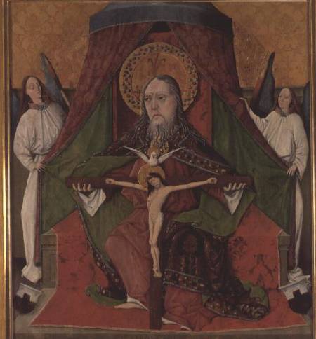 The Holy Trinity from the Mosol Altarpiece von Hungarian School