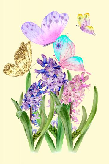 Blumen und Schmetterlinge