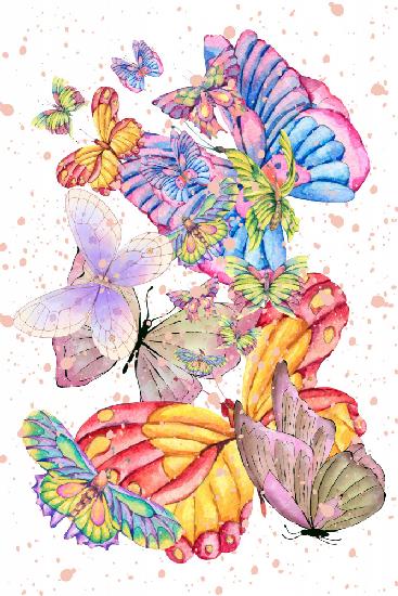 Die Freude an Schmetterlingen