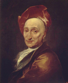 Bildnis des Schriftstellers und Philosophen Bernard Bovier le Fontenelle. von Hyacinthe Rigaud
