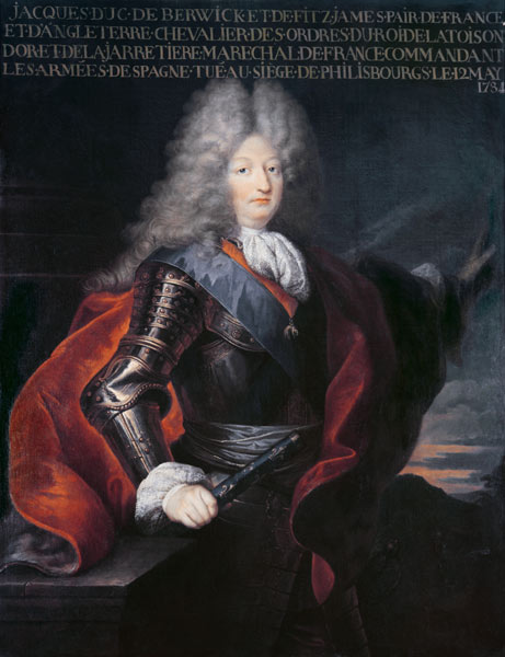 James Stuart Fitzjames (1670-1734) 1st Duke of Berwick von Hyacinthe Rigaud
