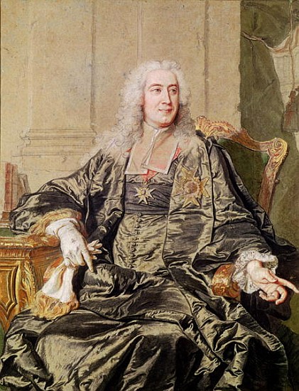 Marc Pierre de Voyer (1696-1764) Count of Argenson von Hyacinthe Rigaud