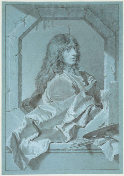 Porträt des Malers Sébastien Bourdon von Hyacinthe Rigaud