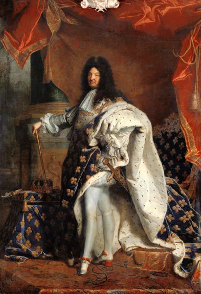 Louis XIV (1638-1715) in Royal Costume 1701