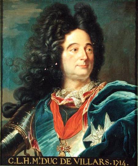 Portrait of Louis-Claude-Hector (1652-1734) Duke of Villars von Hyacinthe Rigaud
