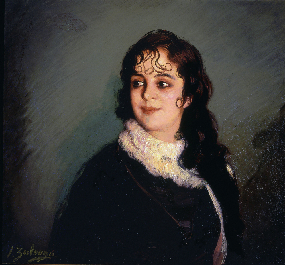Portrait of a Girl with Curls von Ignazio Zuloaga