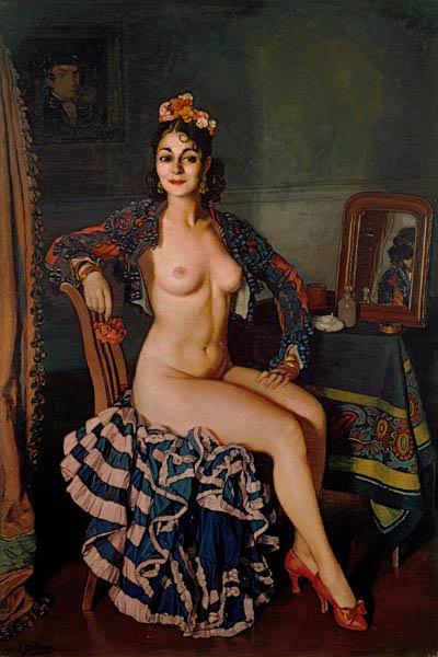 Retrato de La Oterito en su camerino 1936-01-01