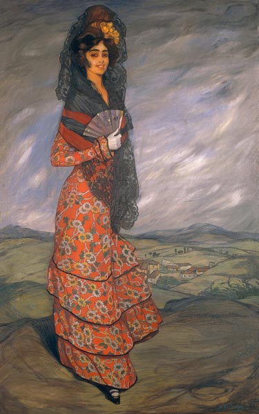Lola the Gypsy Woman von Ignazio Zuloaga