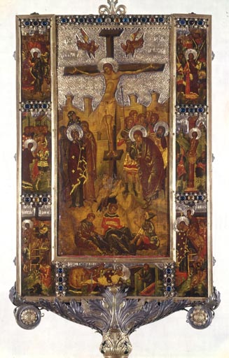 Kreuzigung von Ikone (byzantinisch)