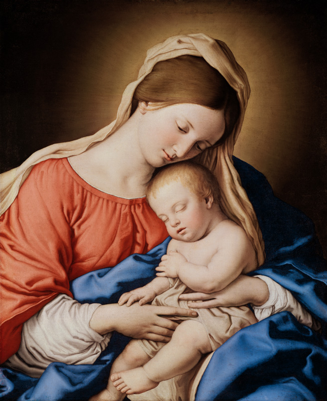 Madonna and Child von Il (Giovanni Battista Salvi) Sassoferrato