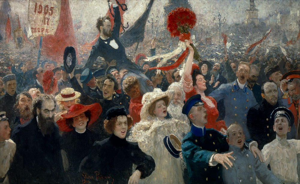 Feier zum Manifest vom 17. Oktober 1905 von Ilja Jefimowitsch Repin