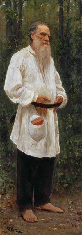 Leo Tolstoy Barefoot von Ilja Jefimowitsch Repin