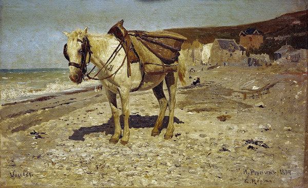 I. Repin, Horse for Carrying Stones von Ilja Jefimowitsch Repin
