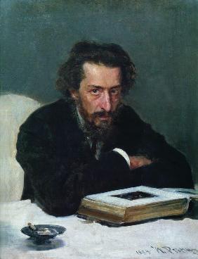 Porträt des Komponisten Pawel Blaramberg (1841-1908) 1884