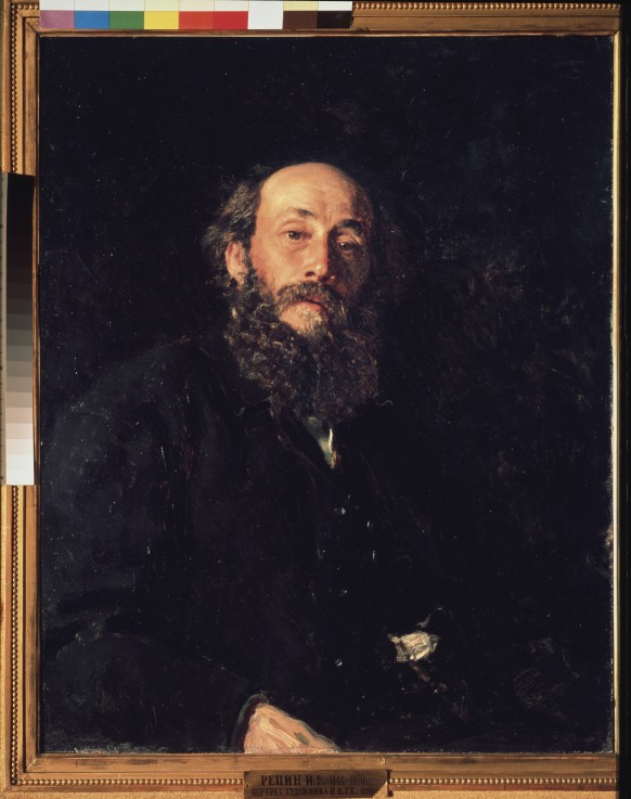 Porträt des Malers Nikolai Ge (1831-1894) von Ilja Jefimowitsch Repin