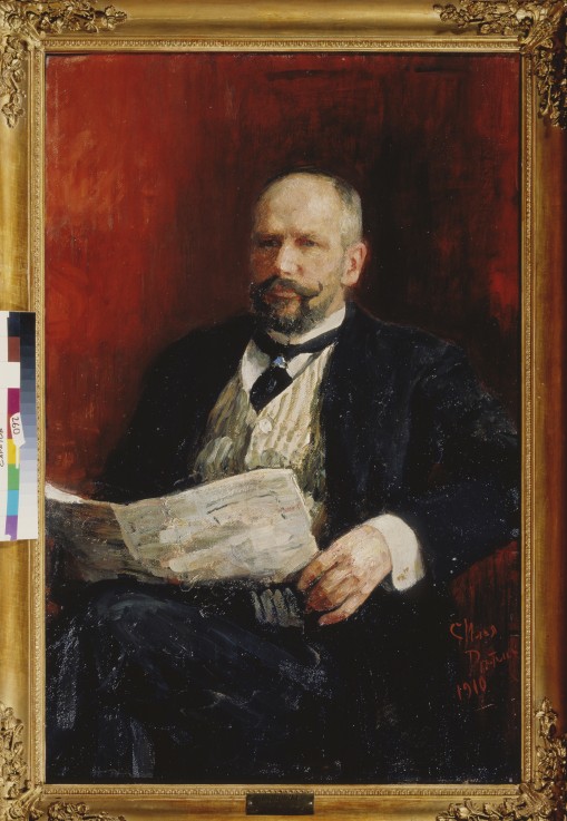 Porträt des Premierministers Pjotr A. Stolypin (1862-1911) von Ilja Jefimowitsch Repin