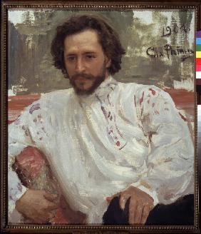 Porträt des Schriftstellers Leonid Andrejew (1871-1919) 1904