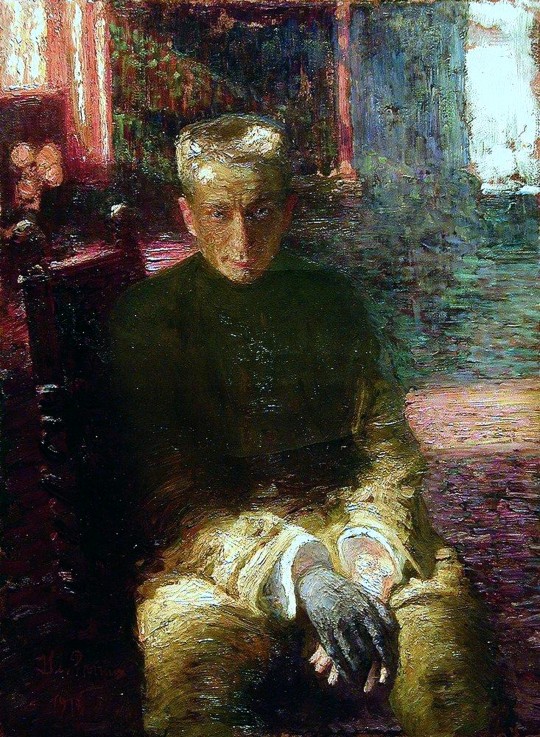 Porträt von Alexander Kerenski (1881-1970) von Ilja Jefimowitsch Repin