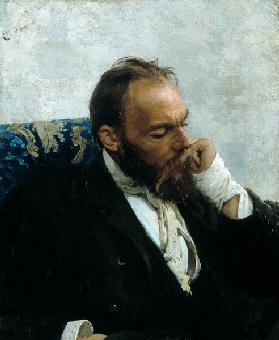 Porträt von Professor Iwanow 1882
