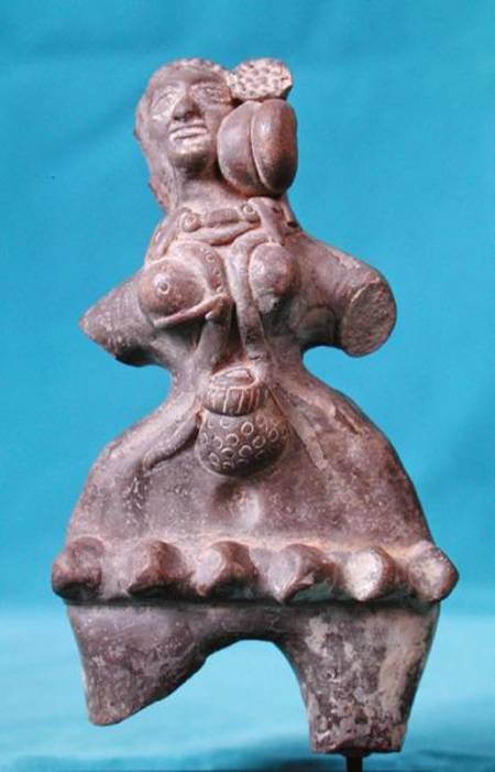 Figure of a fertility goddess, Mauryan von Indian School