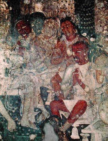 Group of figures from the interior of Cave 16 von Indian School