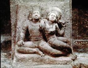 Relief of a Mithuna couple, from Cave 4