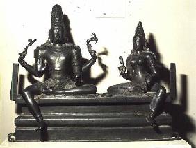 Shiva and Parvati, Chola Dynasty c.846