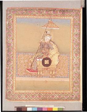 Tamerlane (1336-1404) from an album of portraits of Moghul emperors 1774