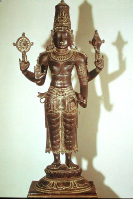 Vishnu, from Southern India von Indian School