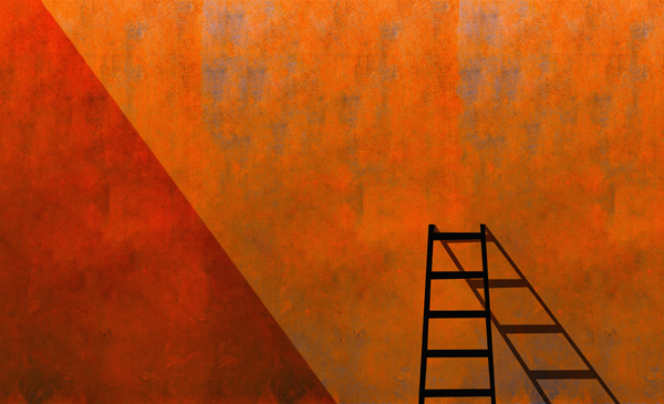 Eine Leiter und ihr Schatten von Inge Schuster