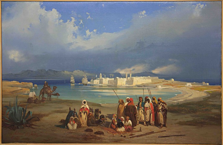 Die Landenge von Suez von Ippolito Caffi