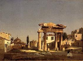The Gate of Agora in Athens 1843