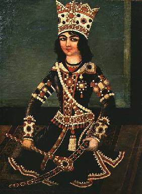 Portrait of Abbas-Minza (c.1783-1833), Prince of Persia, son of Shah Fath Ali 19th centu