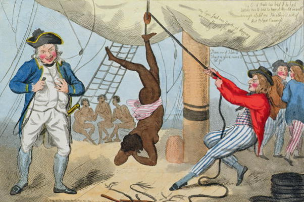The Abolition of the Slave Trade, 1792 (coloured etching) von Isaac Cruikshank