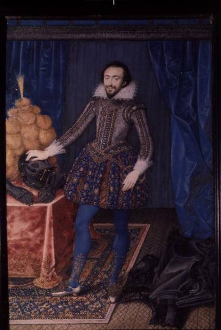 Portrait of Richard Sackville, 3rd Earl of Dorset (1589-1624) von Isaac Oliver