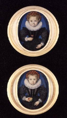 Two Little girls 1590